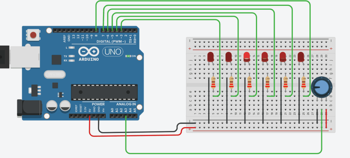 Arduino For Döngüsü ile Süre Ayarlı Kara Şimşek Devresi Yapımı